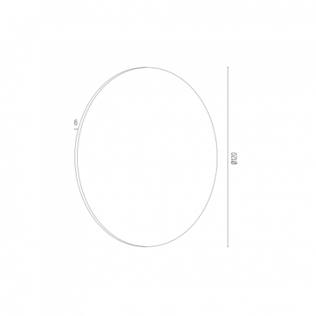Argon OREGON kinkiet 1 pł. S 1x3W czarny struktura 3862