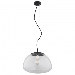 Argon TRINI lampa wisząca 1 pł. L 1x15W (max) transparentny czarny mat 4351