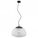 Argon TRINI lampa wisząca 1 pł. L 1x15W (max) transparentny czarny mat 4351