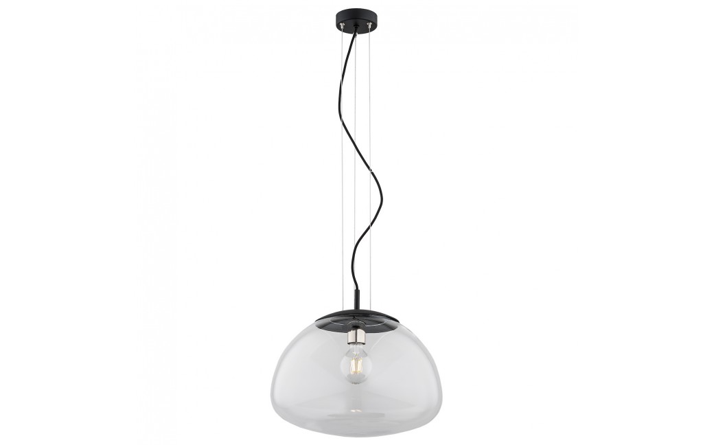 Argon TRINI lampa wisząca 1 pł. L 1x15W (max) transparentny czarny mat 4351