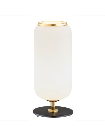 Argon VALIANO 1 fl. table lamp 1x15W (max) opal mat black structure 4994