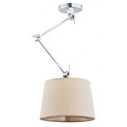 Argon ZAKYNTOS lampa wisząca 1 pł. 1x15W (max) beżowy chrom 3549