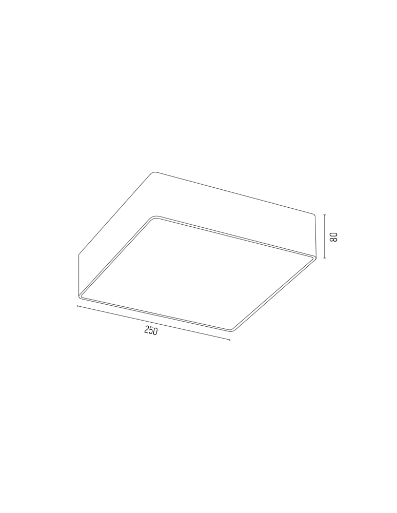 LED Plafonds - Argon ATLANTIS LED plafond small 1x18.5W gold gloss white finish 4050 - product kolory-swiatla.pl 2