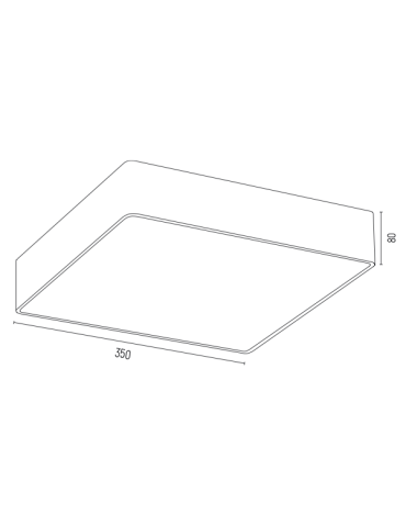 Argon ATLANTIS plafon LED średni 1x32W złoty połysk białe wykończenie 4051 - produkt 2