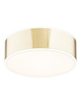 Argon ATLANTIS plafon LED mały 1x22.5W złoty połysk białe wykończenie 4077