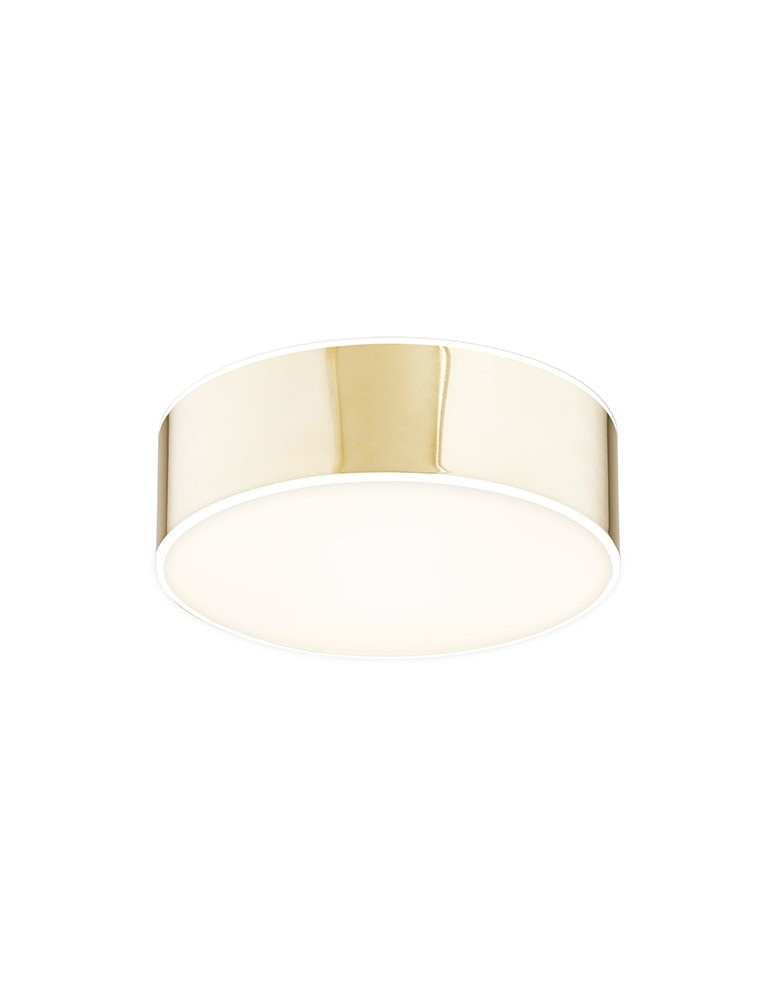 Gold plafonds - Argon ATLANTIS LED plafond medium 1x32W gold gloss white finish 4078 - product kolory-swiatla.pl 1