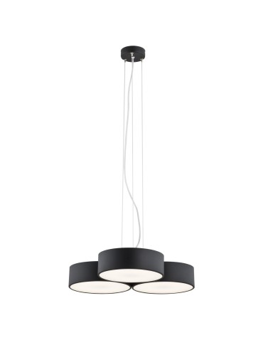 Argon DARLING LED lampa wisząca 3 pł. led 3x22.5W czarny struktura 1223