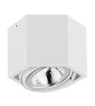 Lampy sufitowe geometryczne - Argon ESPRESSO plafon 1 pł. 1x6W LED (max) biały struktura 3302 - produkt 1