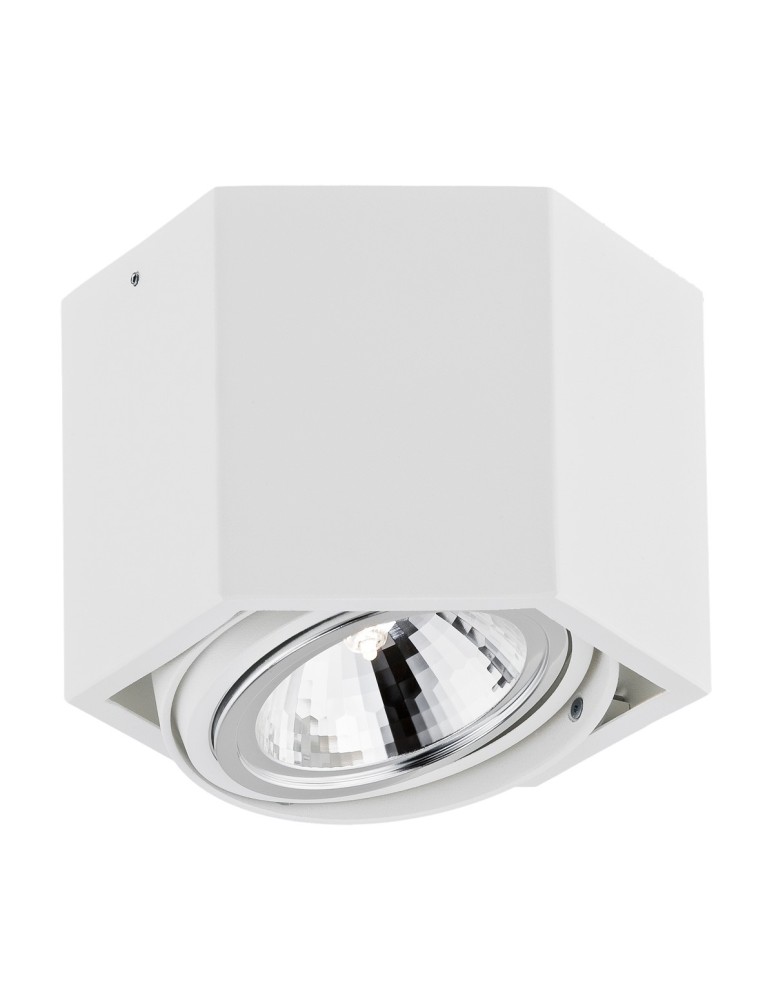 Geometric ceiling lamps - Argon ESPRESSO plafond 1 fl. 1x6W LED (max) white structure 3302 - product kolory-swiatla.pl 1