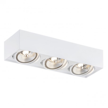 Argon RODOS PLUS plafon 3 pł. 3x12W biały struktura 6117