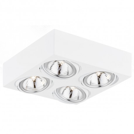 Argon RODOS plafon 4 pł. 4x6W LED (max) biały struktura 1540