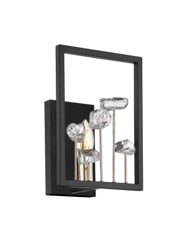 Zuma Line Caroline wall lamp W0541-01A-SDAC matte black