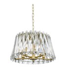 5-point chandeliers - Zuma Line Mirabell pendant lamp P0465-05K-V7V7 gold. - product 1