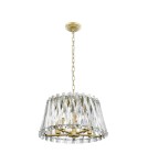5-point chandeliers - Zuma Line Mirabell pendant lamp P0465-05K-V7V7 gold. - product 2
