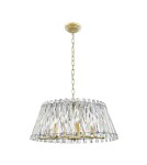 Glamour chandeliers - Zuma Line Mirabell pendant lamp P0465-06K-V7V7 gold. - product 2