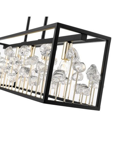 Zuma Line Caroline pendant lamp P0541-05B-SDAC matte black - product 2