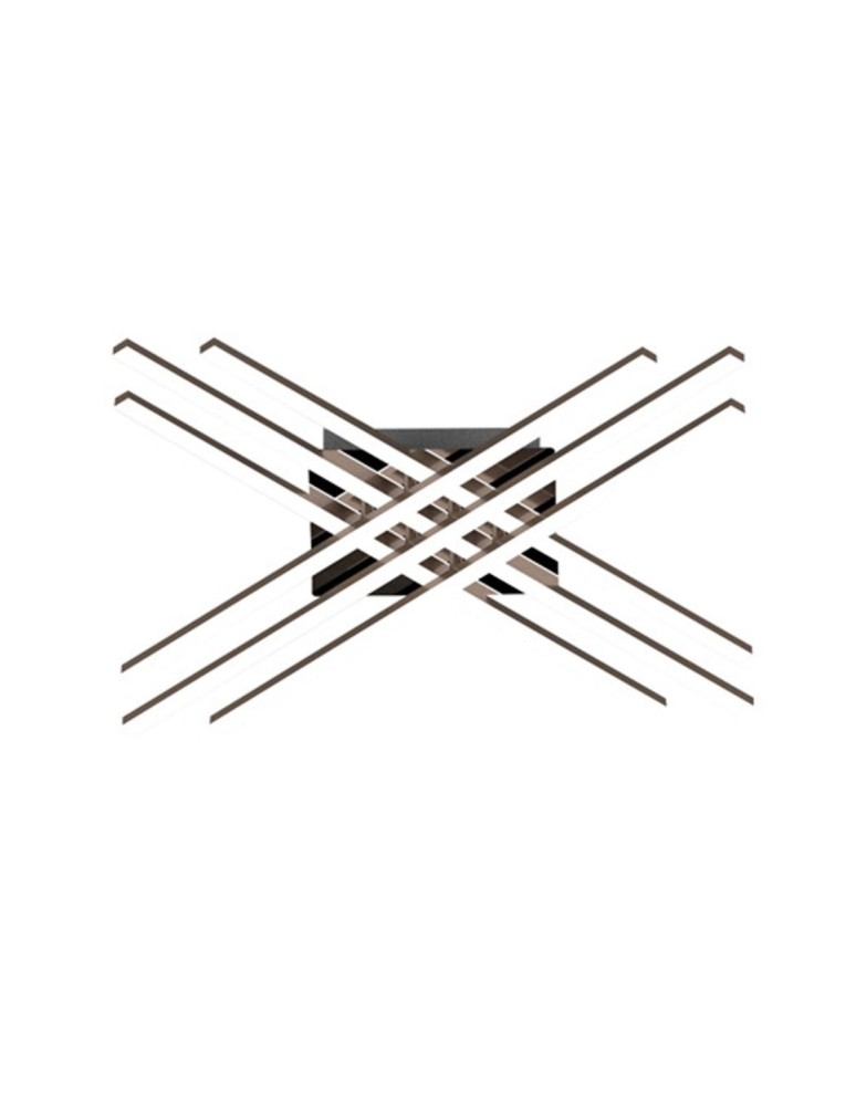 LED ceiling lamps - Zuma Line Cross Ceiling Lamp PL99829-6 chrome - product kolory-swiatla.pl 1