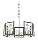 5-point chandeliers - Zuma Line Caroline pendant lamp P0541-05A-SDAC matte black - product 1
