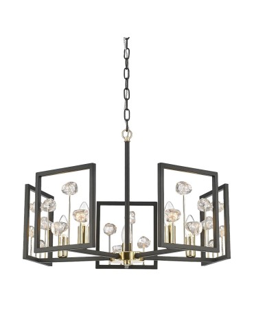 Zuma Line Caroline lampa Wisząca P0541-05A-SDAC czarny mat