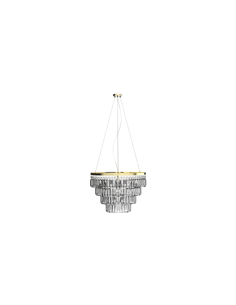 Glamour pendant lamps - Azzardo SALERNO XL GO Pendant or Ceiling Lamp (2-in-1) AZ4906 - product kolory-swiatla.pl 1