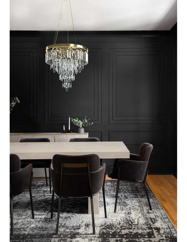 Glamour pendant lamps - Azzardo KALABRIA XL GO Pendant or Ceiling Lamp (2-in-1) AZ4905 - product kolory-swiatla.pl 2