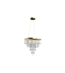 Glamour pendant lamps - Azzardo KALABRIA XL GO Pendant or Ceiling Lamp (2-in-1) AZ4905 - product 1