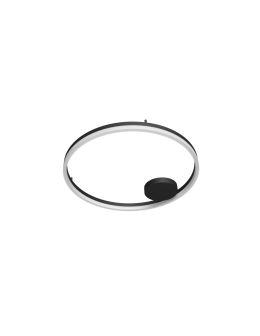 Azzardo HALO TOP 120 CCT BK + REMOTE CONTROL Ceiling Light Fixture with Remote Control Dimming and Light Color Change...