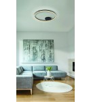 Ring ceiling lamps - Azzardo HALO TOP 120 CCT BK + REMOTE CONTROL Ceiling Light Fixture with Remote Control Dimming and Light Color Change Functions  - product 2
