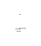 Pendant lamps circles - Azzardo HALO PENDANT 120+100+80 CCT BK + REMOTE CONTROL Pendant with Remote Control Functions Dimming and Light Color Change AZ5 - product 1