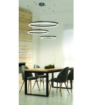 Pendant lamps circles - Azzardo HALO PENDANT 120+100+80 CCT BK + REMOTE CONTROL Pendant with Remote Control Functions Dimming and Light Color Change AZ5 - product 2