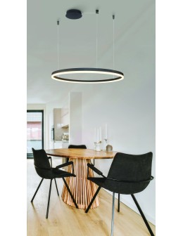 Azzardo HALO PENDANT 150 CCT BK + REMOTE CONTROL Pendant with Remote Control Functions Dimming and Light Color Change AZ5347 - product 2