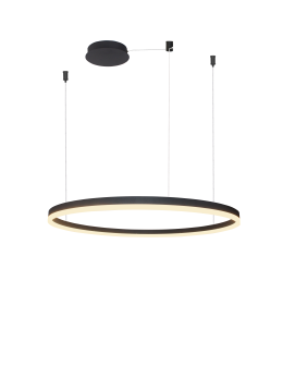 Azzardo HALO PENDANT 150 CCT BK + REMOTE CONTROL Pendant with Remote Control Functions Dimming and Light Color Change AZ5347