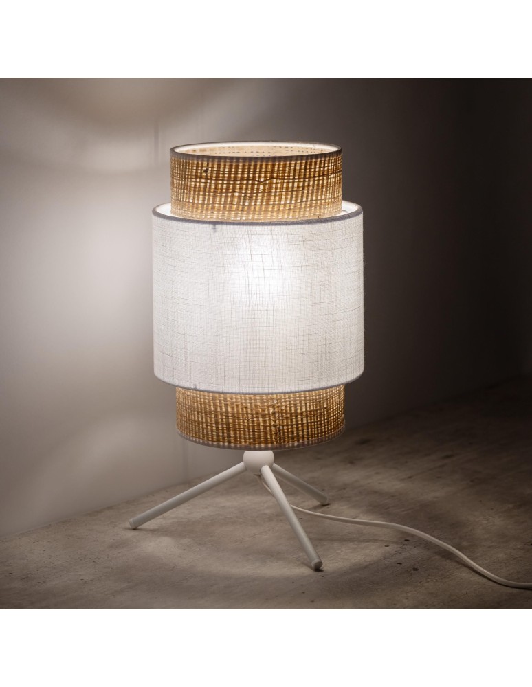 TK Lighting BOHO NEW WHITE LAMPKA NOCNA 1 PŁ 5535
