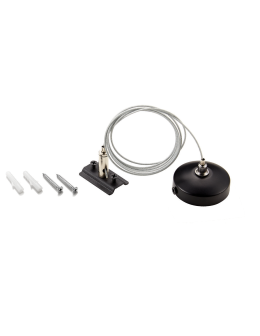 Azzardo BETA TRACK MAGNETIC 230V SUSPENSION KIT BK Single 150cm Cable Suspension for Beta Magnetic Rail AZ5155