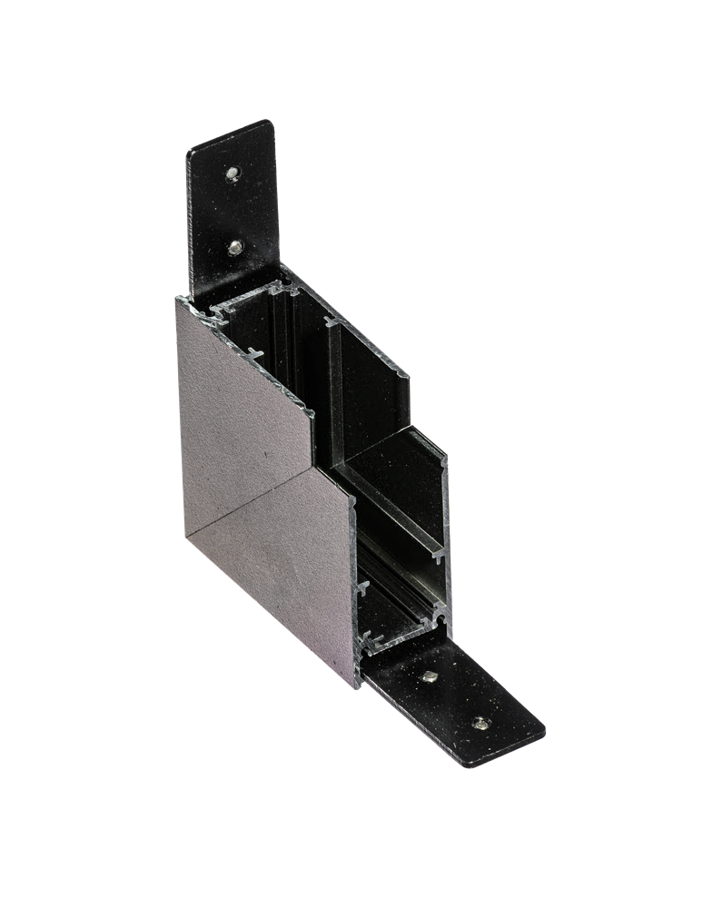 Accessories for magnetic busbars - Azzardo BETA TRACK MAGNETIC57 230V CORNER90 B BK Corner Magnetic Surface Rail Connector AZ5160 - product kolory-swiatla.pl 1