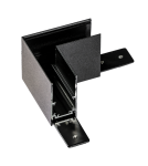 Accessories for magnetic busbars - Azzardo BETA TRACK MAGNETIC57 230V CORNER90 A BK Corner Magnetic Surface Rail Switch AZ5158 - product 1