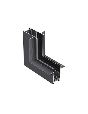 Azzardo BETA TRACK MAGNETIC57 230V CORNER90 B GIPS1 BK Corner Magnetic Concealed Rail Connector AZ5164