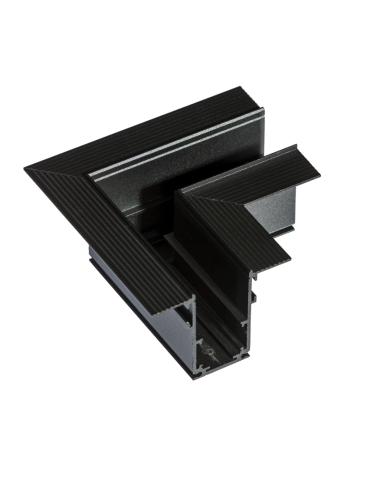 Azzardo BETA TRACK MAGNETIC57 230V CORNER90 A GIPS1 BK Corner Magnetic Concealed Rail Connector AZ5162