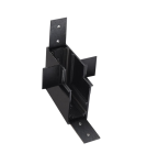 Accessories for magnetic busbars - Azzardo BETA TRACK MAGNETIC57 230V CORNER90 A GIPS2 BK Corner Magnetic Concealed Rail Connector AZ5173 - product 1