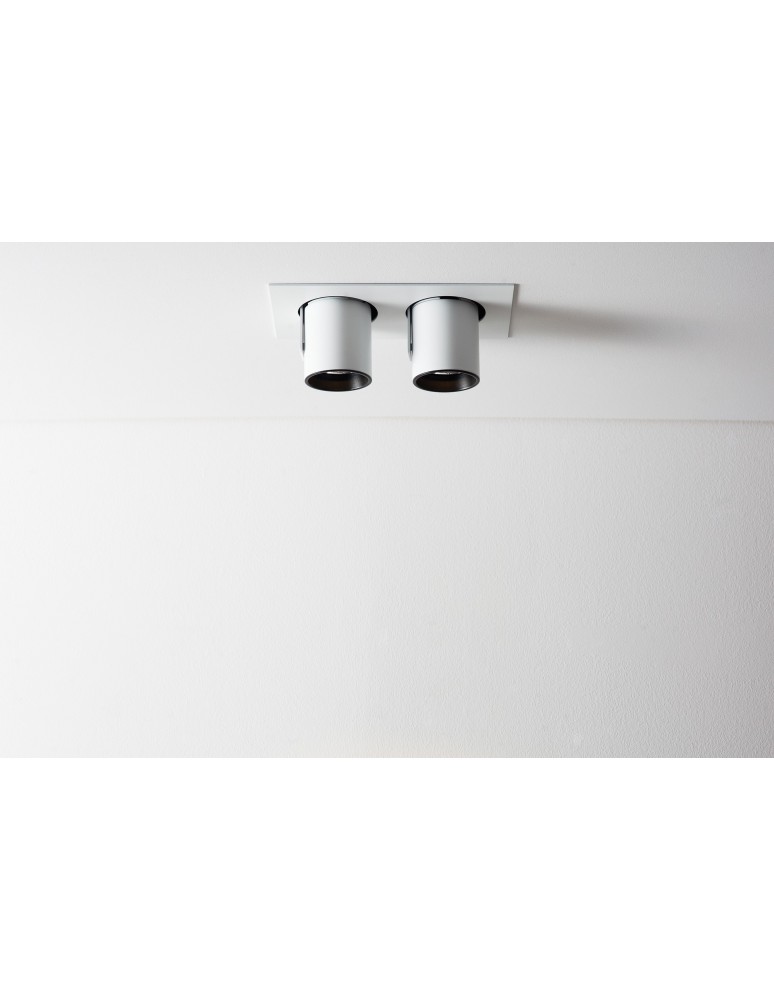 Recessed ceiling spotlights - Labra AURO BASE 60 x2 WP On-Off Recessed Double Spotlight 4.1167 - product kolory-swiatla.pl 1