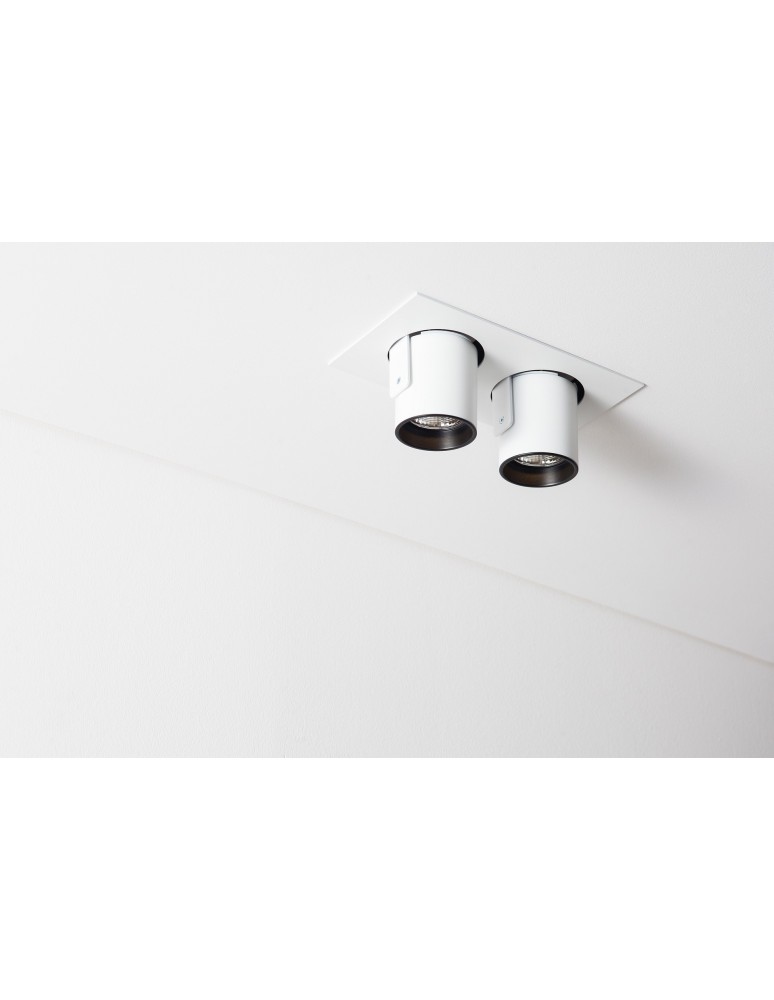 Recessed ceiling spotlights - Labra AURO BASE 60 x2 WP On-Off Recessed Double Spotlight 4.1167 - product kolory-swiatla.pl 2