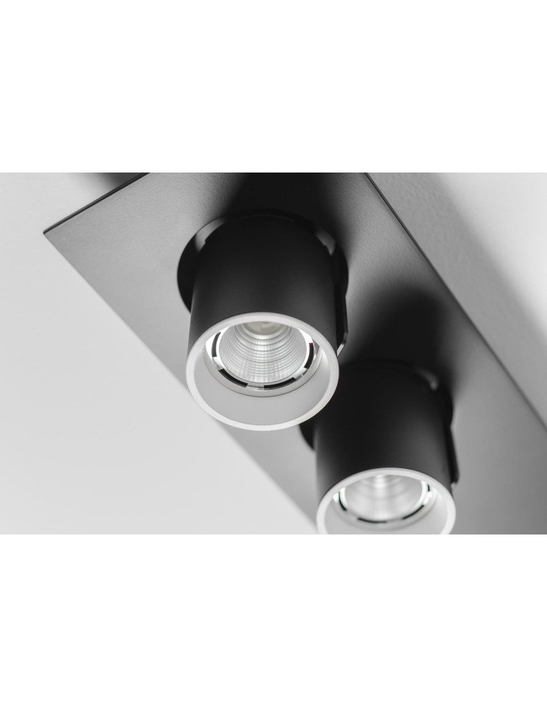 Ceiling spotlights - Labra AURO BASE 60 x2 NT On-Off Surface-mounted Double Spotlight 3.0555 - product kolory-swiatla.pl 2