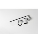 Ceiling spotlights - Labra AURO BASE 90 x2 NT On-Off Surface Mounted Spotlight Double 3.0549 - product 1