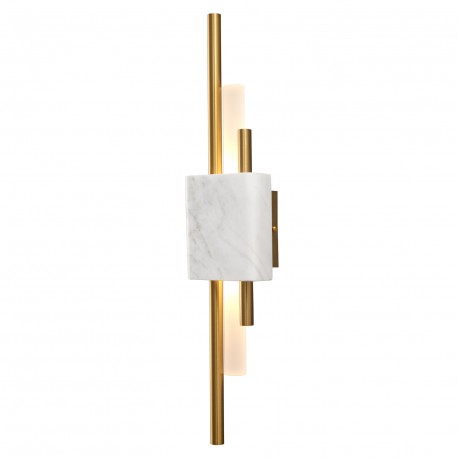 Step into Design Lampa ścienna ELLIE LED marmurowa biało złota 50cm ST-7007W-WHITE