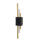 Designer wall lamps - Step into Design ELLIE LED marble wall lamp black and gold 50cm ST-7007W-BLACK - product 2
