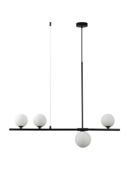 Step into Design Lampa wisząca MODERNO czarna 80cm DN1506 black