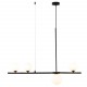 Step into Design Lampa wisząca MODERNO czarna 80cm DN1506 black