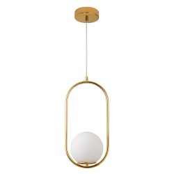 Step into Design Lampa wisząca COSTA SOLO złota 40cm DP0001A-400 gold