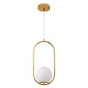 Step into Design Lampa wisząca COSTA SOLO złota 40cm DP0001A-400 gold