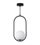 Pendant lamps spheres - Step into Design COSTA SOLO pendant lamp black 40cm DP0001A-400 black - product 1